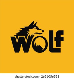 A modern wolf logo with a sleek design. Ideal for branding and businesses seeking a powerful intelligent and striking visual identity. Versatile for various industries.