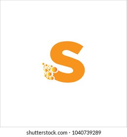 modern word S logo template