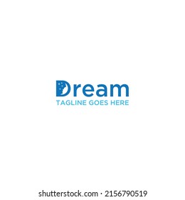 Modern wordmark design featuring a silhouette inside an initial letter for creative and corporate branding