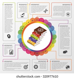 Modern work management planning infographics. Business concept. Vector illustration