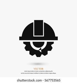 modern worker sign icon, Vector EPS 10 illustration style