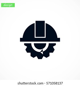 modern worker sign icon, Vector EPS 10 illustration style