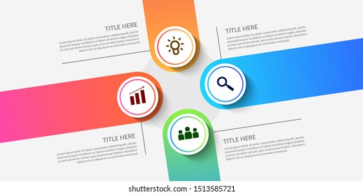 Modern workflow infographic template, Business process graphic with multiple option