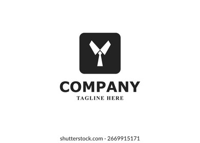 Diseño de logotipo de hombre de trabajo moderno