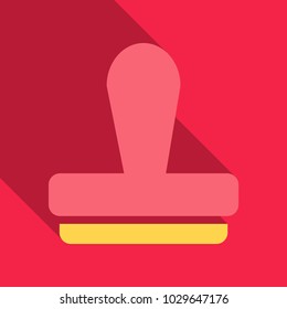 Modern workplace. Office work. Cartoon vector illustration