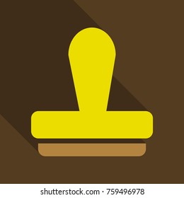 Modern workplace. Office work. Cartoon vector illustration