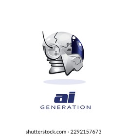 Modern world and artificial intelligence generation