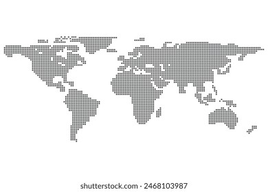 Modern world map vector illustration design