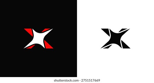Modern X letter logo. Creative X letter logo icon. X letter mark vector.