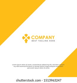 Modern X Letter Logo Template vector icon design