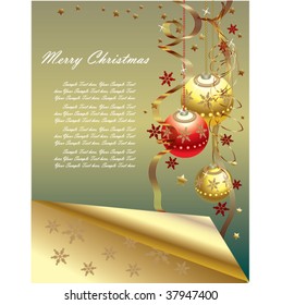 Modern xmas card