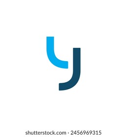 Modern Y letter vector logo design