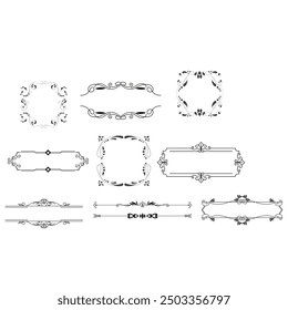 Modern y2k frames. Minimalist abstract shapes with stars and sparkles, trendy y2k aesthetic shapes, outline arch frames flat vector illustration set. Geometric design frames