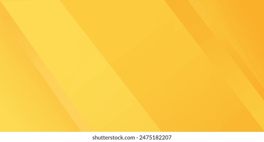 Modern yellow abstract background vector with lines and shapes. Perfect for banner, background, template, wallpaper, flyer, brochure, and presentation.