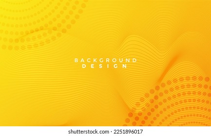 Fondo amarillo moderno en el vector de diseño de espacio en blanco