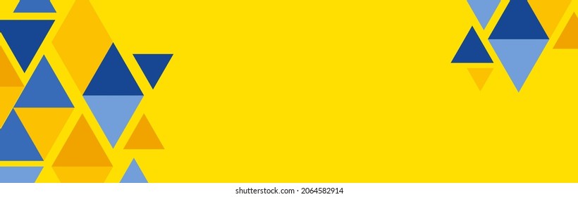 Moderner gelber Hintergrund mit Streifen. Vektor abstrakte Hintergrund hipster futuristische Grafik, Textur Design, helles Poster, Banner gelb und blau.