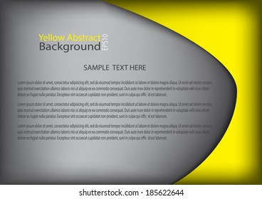 Modern Yellow background,copy space for text and message with line shadow used for web design ,EPS10
