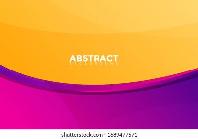 Modern Yellow Color Abstract Background Vector