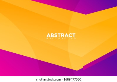 Modern Yellow Color Abstract Background Vector