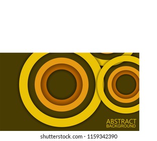 Modern Yellow Curve Vector Background 