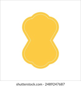 Elemento de Vector con logotipo de logotipo amarillo moderno