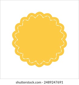 Elemento de Vector con logotipo de logotipo amarillo moderno