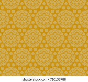Modern yellow geometric pattern. For design, page fill, wallpaper. Vector illustration