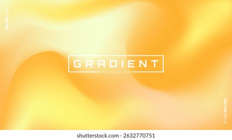 Modern yellow gradient abstract background