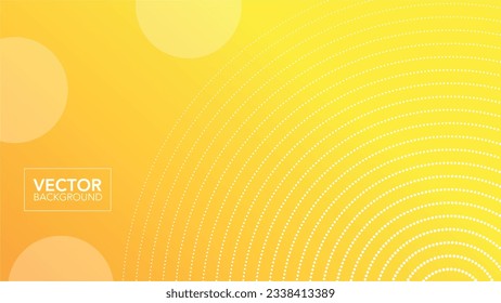 Modern yellow gradient illustration background