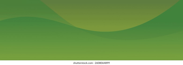 Modern yellow green gradient background with waves.  design vector for eps 10