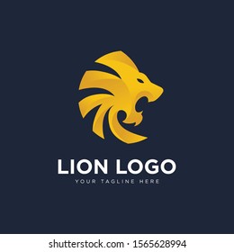 Lion Shield Logo Stock Vector (Royalty Free) 1317455786