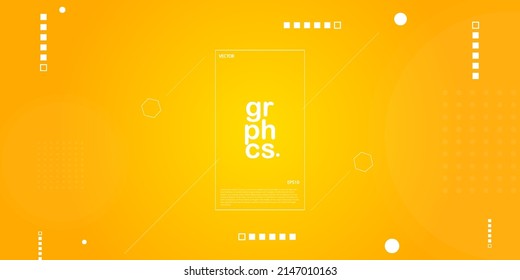 modern yellow orange gradient background with wavy design, cool landing page concept, banner, presentation, social media, certificate, brochure.Eps10 vector