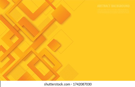 modern yellow square gradient trendy background vector illustration EPS10