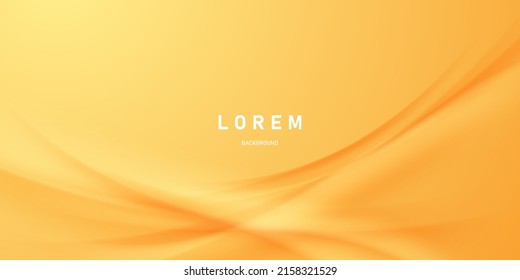 Modern yellow wave background abstract vector illustration design