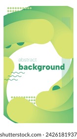 Fondo vertical amarillo-verde moderno con degradado. Cubierta líquida colorida para póster, banner, flyer y presentación. Gradiente moderno para pantallas y aplicaciones móviles. Imagen vectorial.