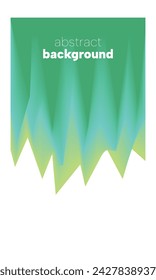 Modern yellow-green vertical background with gradient and waves. Colorful liquid cover for poster, banner, flyer and presentation. Modern gradient for screens and mobile applications. Vector image.