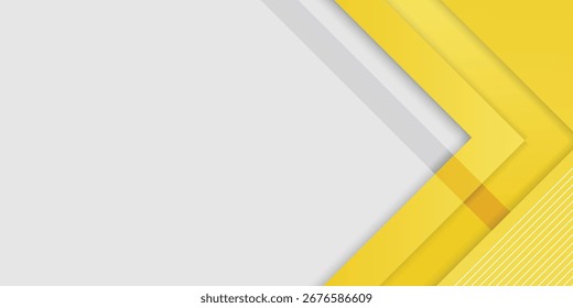 A modern yellow-themed corner layout with layered vector shapes and clean gradients. Great for business cards, banners, or web templates. VECTOR EPS 10