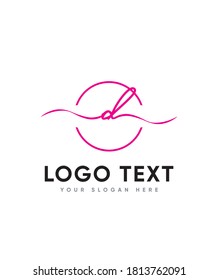 Modern, yet classy, letter type D  logo template  is a must-have font for anybody looking for something truly magical, Vector logo for business and company identity