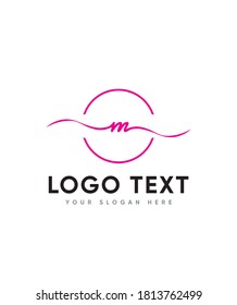 Modern, yet classy, letter type M  logo template  is a must-have font for anybody looking for something truly magical, Vector logo for business and company identity