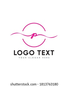 Modern, yet classy, letter type P  logo template  is a must-have font for anybody looking for something truly magical, Vector logo for business and company identity
