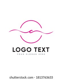 La plantilla moderna, pero elegante, del logotipo tipo de letra C es un tipo de letra imprescindible para cualquiera que busque algo verdaderamente mágico, el logotipo vector para la identidad empresarial y de la empresa