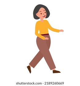 Modern young white skin businesswoman is waving hand and trying to speak with someone. Smiley black girl in casual clothes makes a greeting gesture. Flat vector cartoon illustration isolated