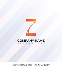 Modern Z airplane logo Design, letter Z Logo design