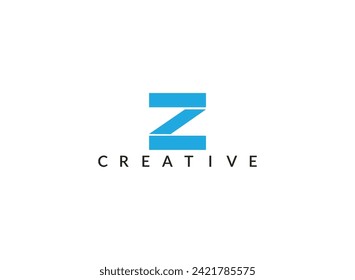 Modern Z Latter Logo- Abstract Logo Template.