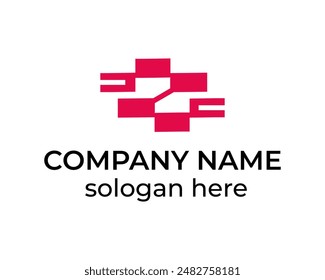 Modern Z tech and technology logo design