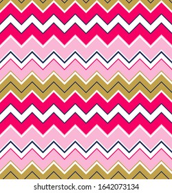 Modern zig zag seamless pattern for Background, Cover, Banner, Poster, Flyer, Interior, Wrapping paper, Packaging, Wallpaper Design and other textile product.