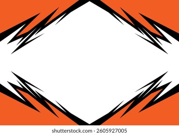 Modern Zigzag White Banner Background Graphic design banner pattern with some copy space area