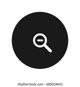 modern zoom out, flat icon zoom out, magnify