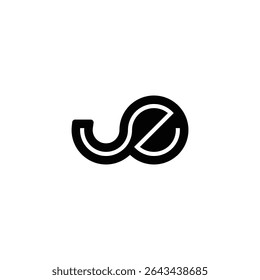 Modern ZU or ZU Monogram Logo for Professional Use