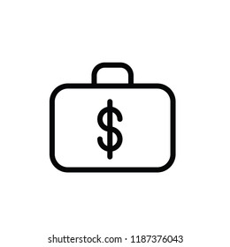 Moderncase suitcase icon